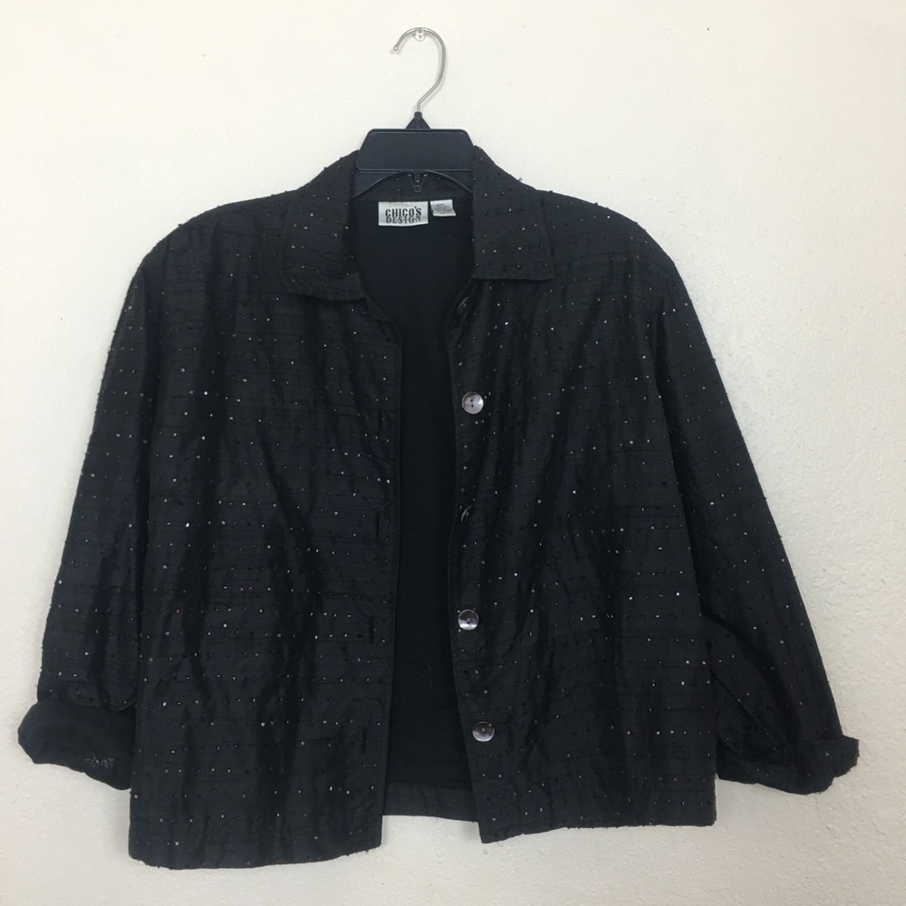 Chico’s Design Silk blazer - Picture 2 of 6